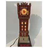 Michelob Beer Advertising Clock Tower Table Lamp