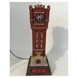 Michelob Beer Advertising Clock Tower Table Lamp