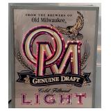 Glo-MAX Old Milwaukee Genuine Draft Motion Light-Up Sign