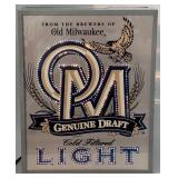 Glo-MAX Old Milwaukee Genuine Draft Motion Light-Up Sign