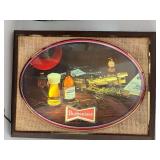 Vintage Budweiser Lighted Bar Sign from 1971