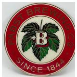 Vintage Pabst Brewing Co. Mirror with Gold Lettering