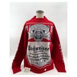 Vintage XL Budweiser Knitted Sweater by Anheuser-Busch - NOS - With Original Tags