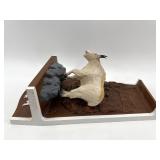Olympia Beer Wall Mount Sculptural Display with Mountain Goat Theme