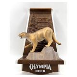 Olympia Beer Mountain Lion Wall Display