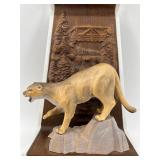 Olympia Beer Mountain Lion Wall Display