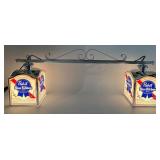 Vintage Pabst Blue Ribbon Pool Table Light Fixture