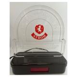 Illuminated Table Top Stroh Beer Sign with LED Display