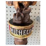 Pair of Michelob Eagle Themed Decorative Fixtures