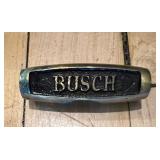 Vintage Busch On Tap Beer Barrel Sign Cover