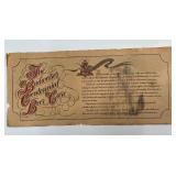 Budweiser Centennial Wooden Beer Crate 1876-1976