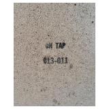 Vintage Budweiser On Tap Sign by Embosograph Display Mfg. Co.