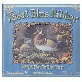 Pabst Blue Ribbon Wildlife Collection 1980 Wood Ducks Print in Frame