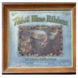Pabst Blue Ribbon Wildlife Collection Framed Print - 1996 Wood Ducks * READ DESCRIPTION