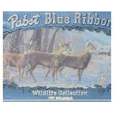 Pabst Blue Ribbon 1991 Whitetails Wildlife Collection Sign