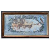 Pabst Blue Ribbon 1991 Whitetails Wildlife Collection Sign