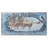 Pabst Blue Ribbon 1991 Whitetails Wildlife Collection Sign