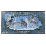 Pabst Blue Ribbon Wildlife Collection 1970 Timber Wolves Mirror