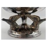Anheuser-Busch Commemorative Silver-Plated Bowl with Eagle Motif