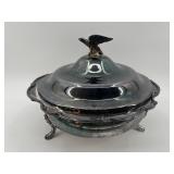 Anheuser-Busch Commemorative Silver-Plated Tureen with Eagle Finial