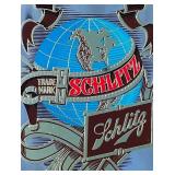 Vintage Schlitz Beer Mirror with 1849 Emblem