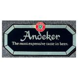 Vintage Andeker Beer Mirror Signs Collection