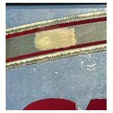 Vintage Stroh Light Beer Mirror Sign with Wooden Frame