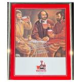 Vintage Watneys Ale Framed Print with Shakespearean Theme
