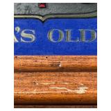 Vintage Molson Beer Advertising Mirror Sign