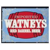 Vintage Watneys Red Barrel Beer Mirror Sign