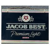 Jacob Best Premium Light Beer Mirror Sign