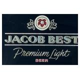 Jacob Best Premium Light Beer Mirror Sign