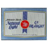 Anheuser-Busch Natural Light Beer Mirror Sign