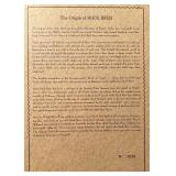 Vintage Point Bock Beer Mirror with Detailed Goat Illustration