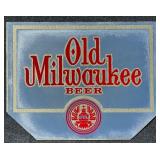 Old Milwaukee Beer Mirror Sign with Vintage Logo