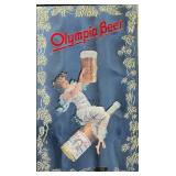 Vintage Olympia Beer Advertising Reverse Painted Mirror