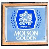 Pair of Vintage Beer Advertising: Lownbrau and Molson