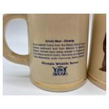 Set of 6 Olympia Wildlife Series Ceramic Mugs with Wildlife Designs