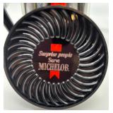 Set of 4 Michelob Mugs with Coasters and Collectible Patches