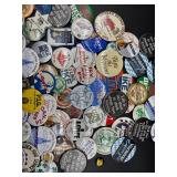 Large Collection of Vintage Promotional Pins and Badges
