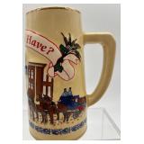 Assorted Pabst Blue Ribbon Beer Steins Collection