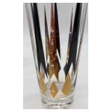 Set of 5 Mid-Century Modern Glasses with Geometric Design