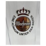 Set of 6 Warsteiner Pilsner Glasses with Gold Rim