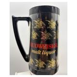 Budweiser Collectible Set with Mugs, Buttons, and Hero #1 Plate