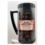 Budweiser Collectible Set with Mugs, Buttons, and Hero #1 Plate