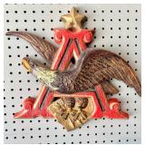 Vintage Anheuser-Busch Eagle Logo Wall Plaque