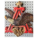 Vintage Anheuser-Busch Eagle Logo Wall Plaque