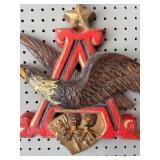 Vintage Anheuser-Busch Eagle Logo Wall Plaque