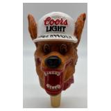 Vintage Coors Light BeerWolf Tap Handle