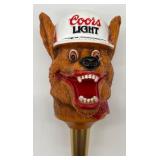 Vintage Coors Light BeerWolf Tap Handle